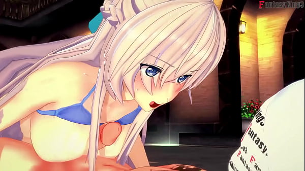 Belfast bikinifuckingon public pool_3 Azur Lane FullPOV on_Sheer PTRN Fantasyking3