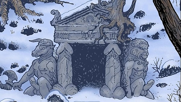 Young jock offers his soul to daddy satyr 