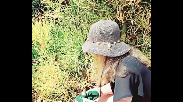 Caring for my plants without my pants 