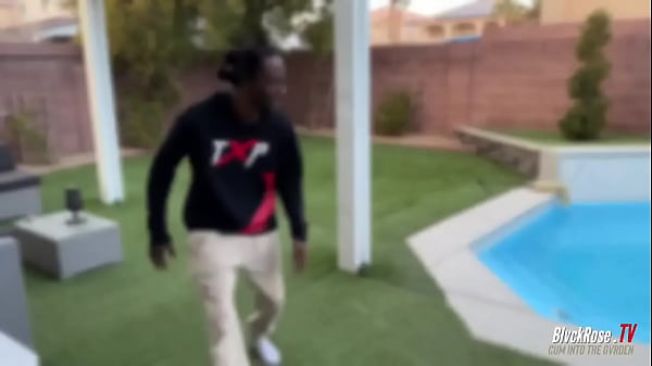 While working from_home LovelyLanalee caught her neighbors_husband_MrBlvckRose being a peeping pervert in her back_yard a