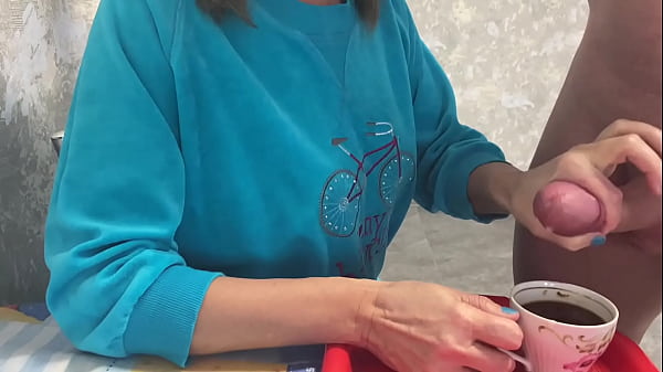 Сream Cum Coffee For Granny Cfnm Femdom thumbnail
