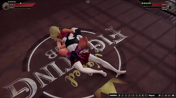 Bambi_Bimbo VSYuna Naked Fighter 3D