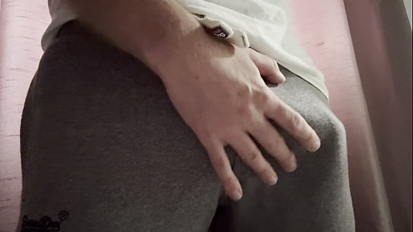 Play MP4 - Mr Big Dick UK wears the famous grey sweats and pulls out his big white cock