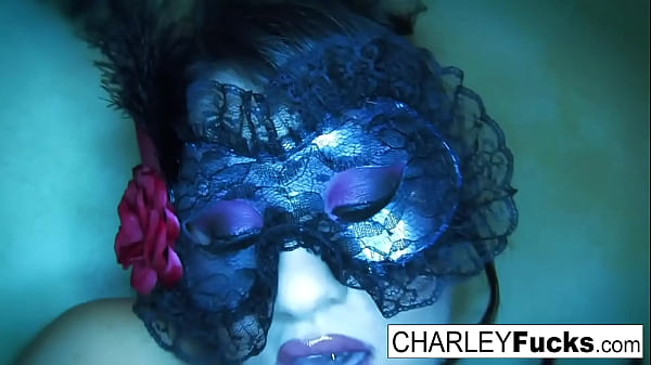 Charley Chase wears some sexy lingerie andstockings