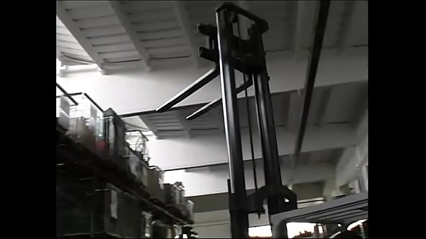 Play MP4 - Sexy secretary in a warehouse by workers&excl;