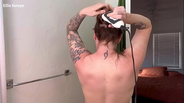 Redhead shaves her hair off