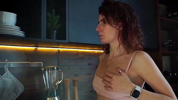 Real couple sex while the friend is not looking threesome sex behind the wall with a toy 