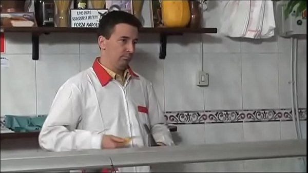 Play MP4 - The butcher has a special sausage for this nasty client