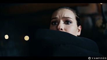 Sexy vampire lesbian threesome girls getting mesmerize into slave submission 