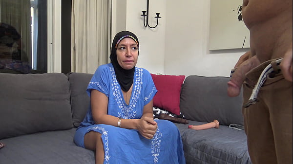 Naughty arabic stepmother with big tits touching her stepsons dick in marseille