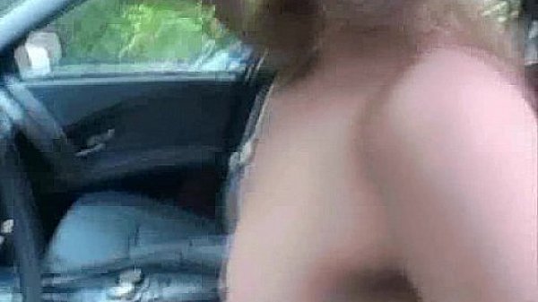 Teen GF Strips in a Car! 