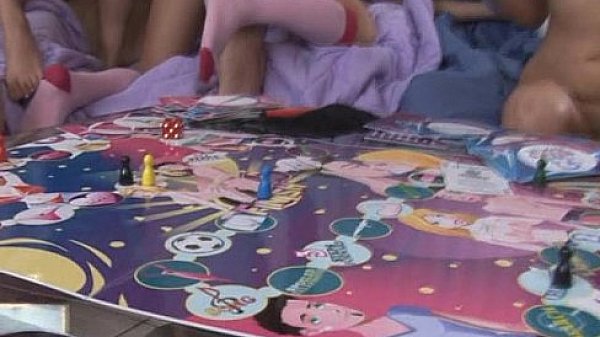 crazy students fuck game at the party 