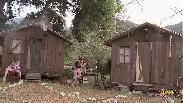 A small gathering forms outside and things get heated very quickly the cute milfs strip and the men get erect suddenly all hell breaks loose as they pummel their tight buttholes during group sex