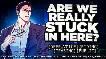 ASMR Roleplay Audio - Stuck In The Elevator With Your Dominant Boss 