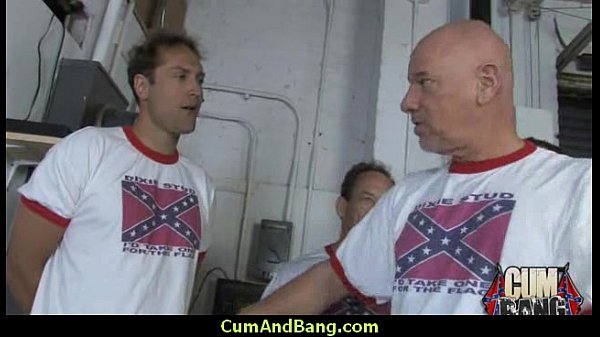 Amazing ebony in gangbang_interracial fucking 5