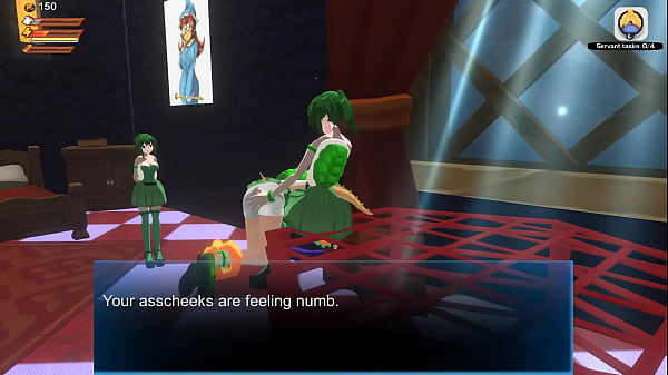 3DFemdom Koopette Facesitting PissSpanking Toilet Fart