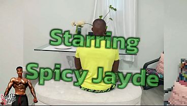 Preview hairy bush baddie spicy jayde relieves her boyfriend's stress by draining his balls 