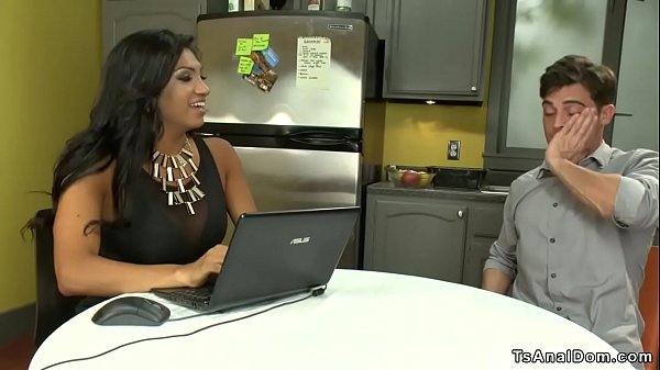 Big tits and ass brunette Latina shemale Jessy Dubai anal fucks guy Lance Hart from behind while he fucking sexy blonde Jessie Parker in doggy style 