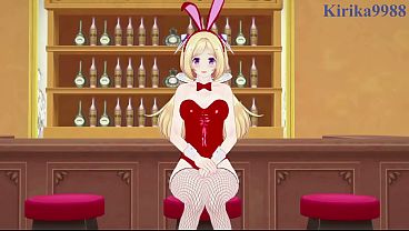 Nonton Aki Rosenthal (bunny Girl) And Usada Pekora (bunny Girl) Intense Sex. - Hololive Vtuber Hentai thumbnail