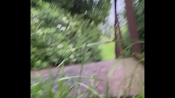 Teen_guy strips nakedand walks in public park nervously Voyeur