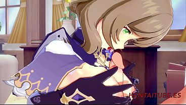 Genshin Impact Hentai - Lisa Sex In Her House 2/3 thumbnail