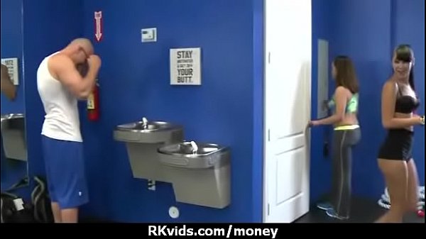 Sexy exhibitionist GFs are paid cash for some public fucking 15 