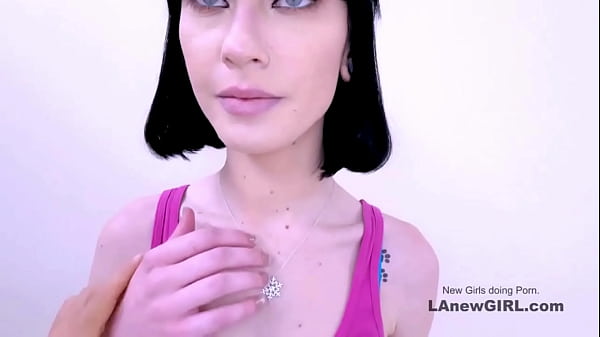 Captivating brunette model got seduced by the producer