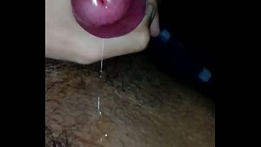 Rola escorrendo de tes&atilde_o