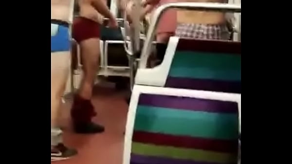 Naked in metro 