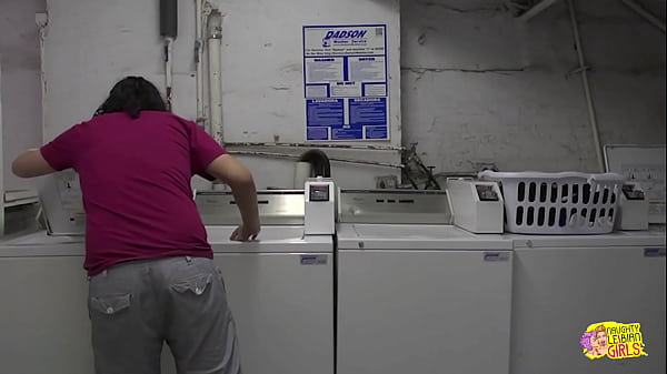 Play MP4 - Emo babe takes the initiative and fucks her sexy neighborhood girl in the laundry shop