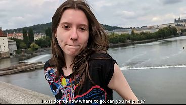 Meeting on the streets with Polish student ends with huge cumshot on her petite body Meeting on the streets with Polish student ends with huge cumshot on her petite body