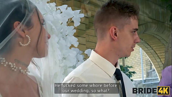 Play MP4 - BRIDE4K&period; A wedding started off nicely&comma; but ended up as a sex show between Bride and a Toastmaster