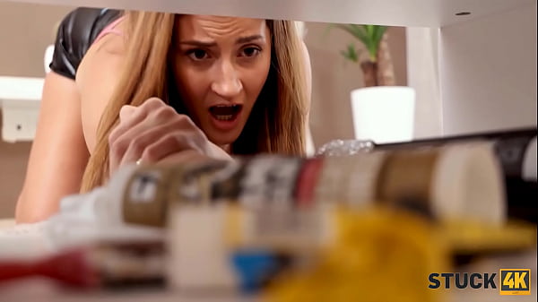 STUCK4K Naughty dude takes_advantage of hishottiessticky_situation