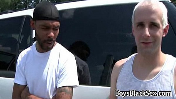 Black Muscular Gay Dude Fuck White Twink Boy - BlackOnBoys 07 