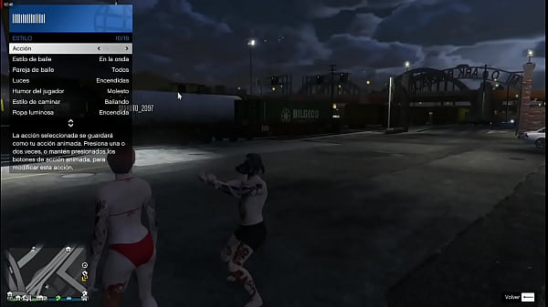 Leabro las nalgas a puta en GTA V_Online