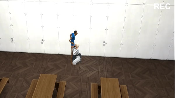 Lunch lady blowjob