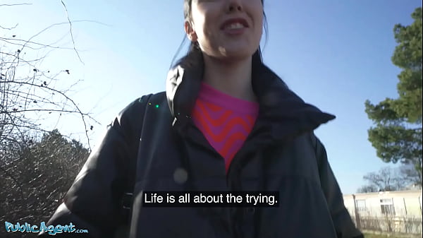 Play MP4 - Public Agent - Young Spanish brunette with small natural tits seduced in public into sucking a thick cock for cash and allowing her shaved pussy to be penetrated