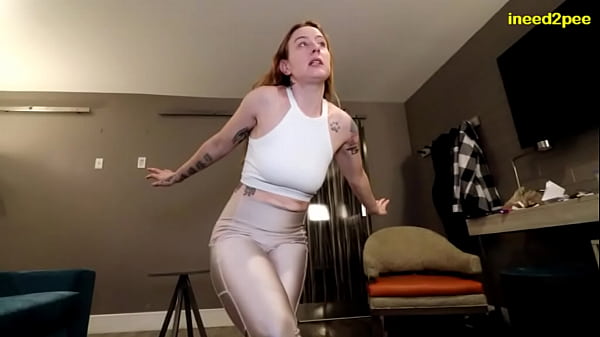 Misty Rein Peeing Tight Shiny Spandex Lycra Pants thumbnail