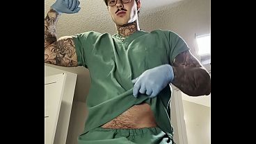 Hung Nurse Jakipz Teases & Warms His Patient With A Huge Dick Bulge (Exclusive Video Sneak Peak) 