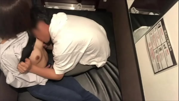 I have sex with her in a private room in an internet cafe trying not to moan