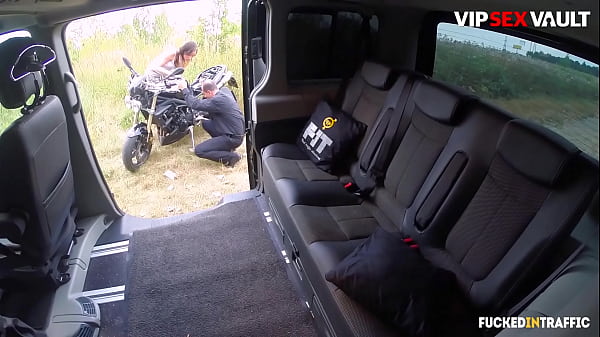 Cab Driver Didn't Hesitate To Fix Her Tight Pussy As Well After He Fixed Her Motorcycle - Nikky Sweet - VIP SEX VAULT 