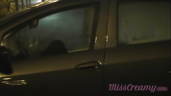 Play MP4 - Sharing my slut wife with a stranger in car in front of voyeurs in a public parking lot - MissCreamy