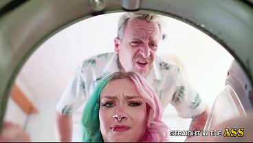 Spanking Anal video: Straight in the Ass - A Petite Babe is Fucked Anal by Big Cock