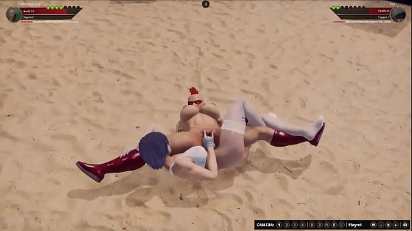 Lillith_Redwing_VS Bea Naked Fighter 3D