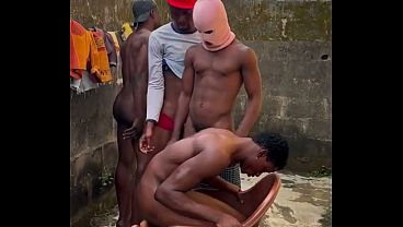 Public Bareback Encounter with a Young Twink