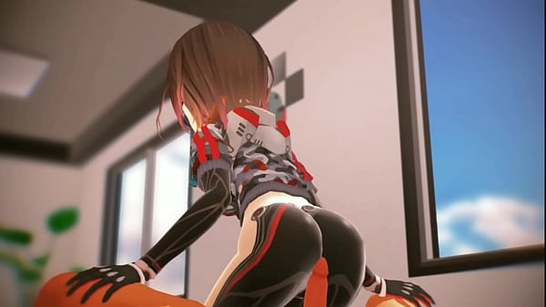 Cute nerd riding big cock