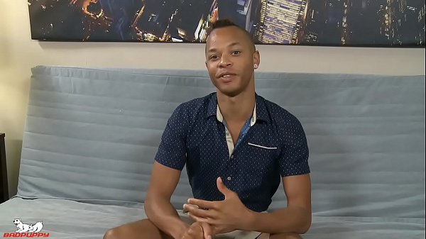 Calvin's cock is soon rock hard and he can&rsquo;t keep his hands off of himself.  He pulls his balls tight with one hand and the other hand whacks away at his thick cock. 