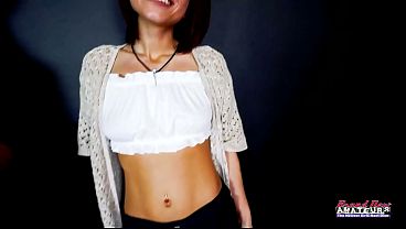 Skinny blonde keyton and brunette nica share cock in hot 3some tit play 