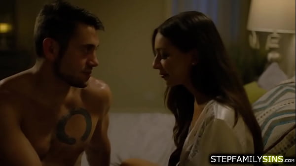 Big tits brunette April Olsen is flirting with her stepbro in law.The petite babe is giving him blowjob then lets him lick and fuck her hairy pussy 