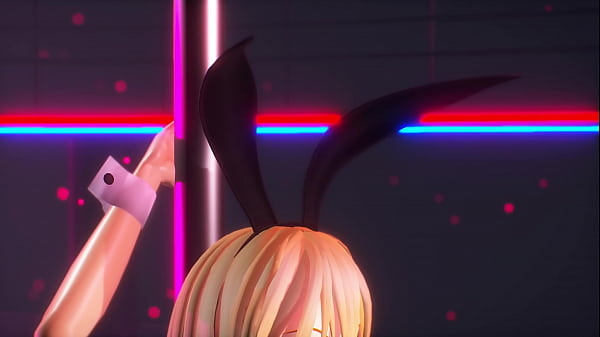 Nonton Kancolle Ship Bismarck Wearing Bunnysuit And Tents The Audience To Hit Her On The Ass thumbnail